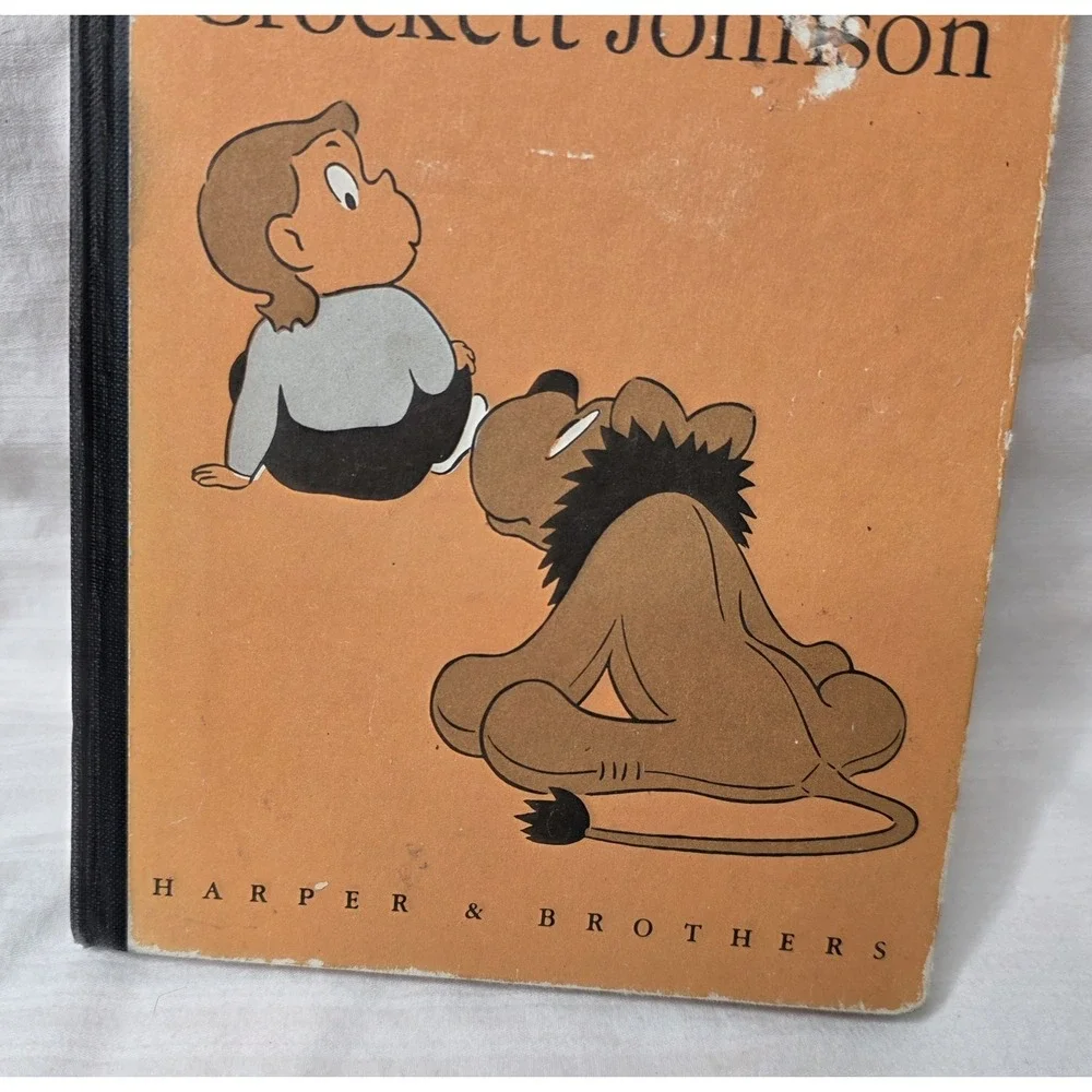 Vintage‎ Ellen's Lion Crockett Johnson Children's Stories Illustrated Hardcover